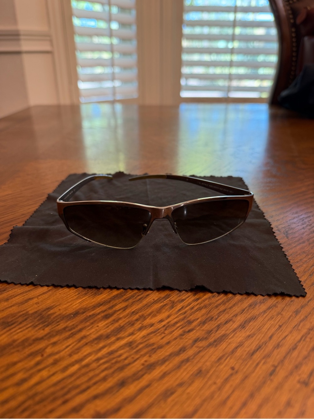 Alexander Mqueen Men's Sunglasses – Black Lens, Silver Frame
